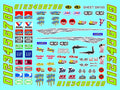 Clear Vinyl Sticker Sheet SM100-R/C Model Decal- 1/24th-1/18th Scale DIE-Cut-Peel Radio Control | Slot Cars l Lexan Body