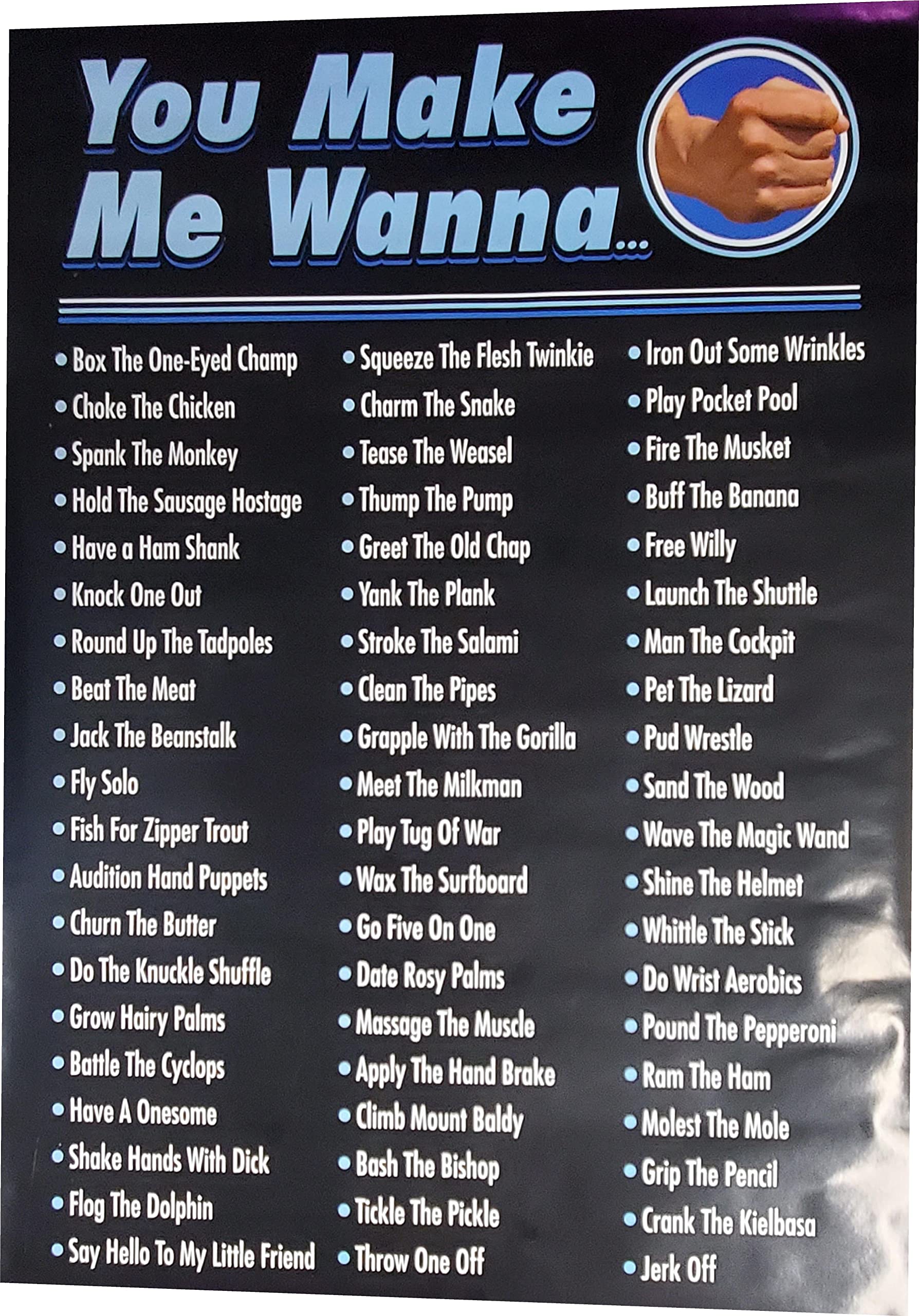 Make Me Wanna poster 24X36" # 1490