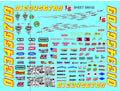 Clear Vinyl Sticker Sheet SM102-R/C Model Decal-1/18th - 1/12th-1/10th Scale DIE-Cut-Peel Radio Control | Slot Cars l Lexan
