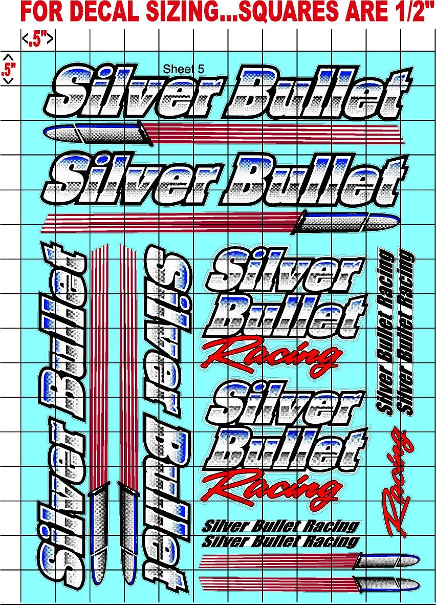 Clear Matte Vinyl Sheet 5 - 1/16-1/12-1/10th Scale R/C Model Decal Sticker Sheet Radio Control Lexan Body