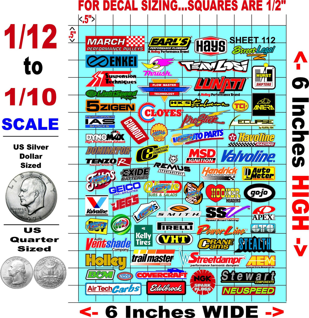 Clear Matte Vinyl Sheet 112 - 1/16-1/12-1/10th Scale R/C Model Decal Sticker Sheet Radio Control Lexan Body
