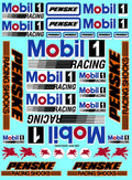 Clear Matte Vinyl Mobil Orange- 1/16-1/12-1/10th Scale R/C Model Decal Sticker Sheet Radio Control Lexan Body