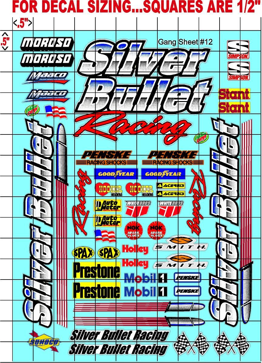 Clear Matte Vinyl Sheet 12 - 1/16-1/12-1/10th Scale R/C Model Decal Sticker Sheet Radio Control Lexan Body