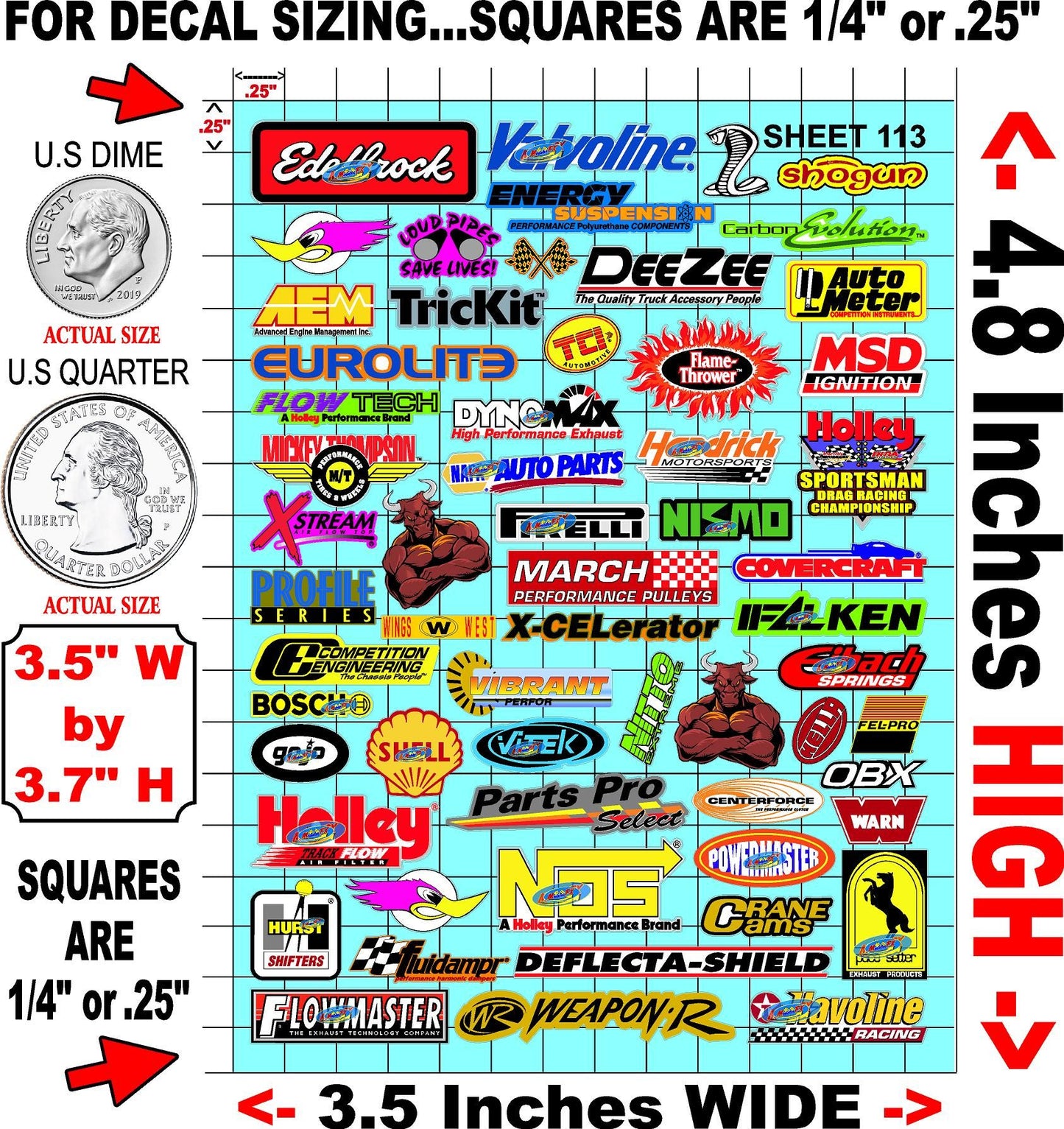 Clear Matte Finish Vinyl Sheet 116 R/C Stockcar Vinyl R/C Racing Sponsor Sticker Small-1/24-1/16th Scale Model Decal Sticker Radio Control Lexan Body-Graphics for R/c Cars, Boats, Trucks Scale Model–Die-Cut