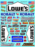 Clear Matte Vinyl Sheet 13 - 1/16-1/12-1/10th Scale R/C Model Decal Sticker Sheet Radio Control Lexan Body