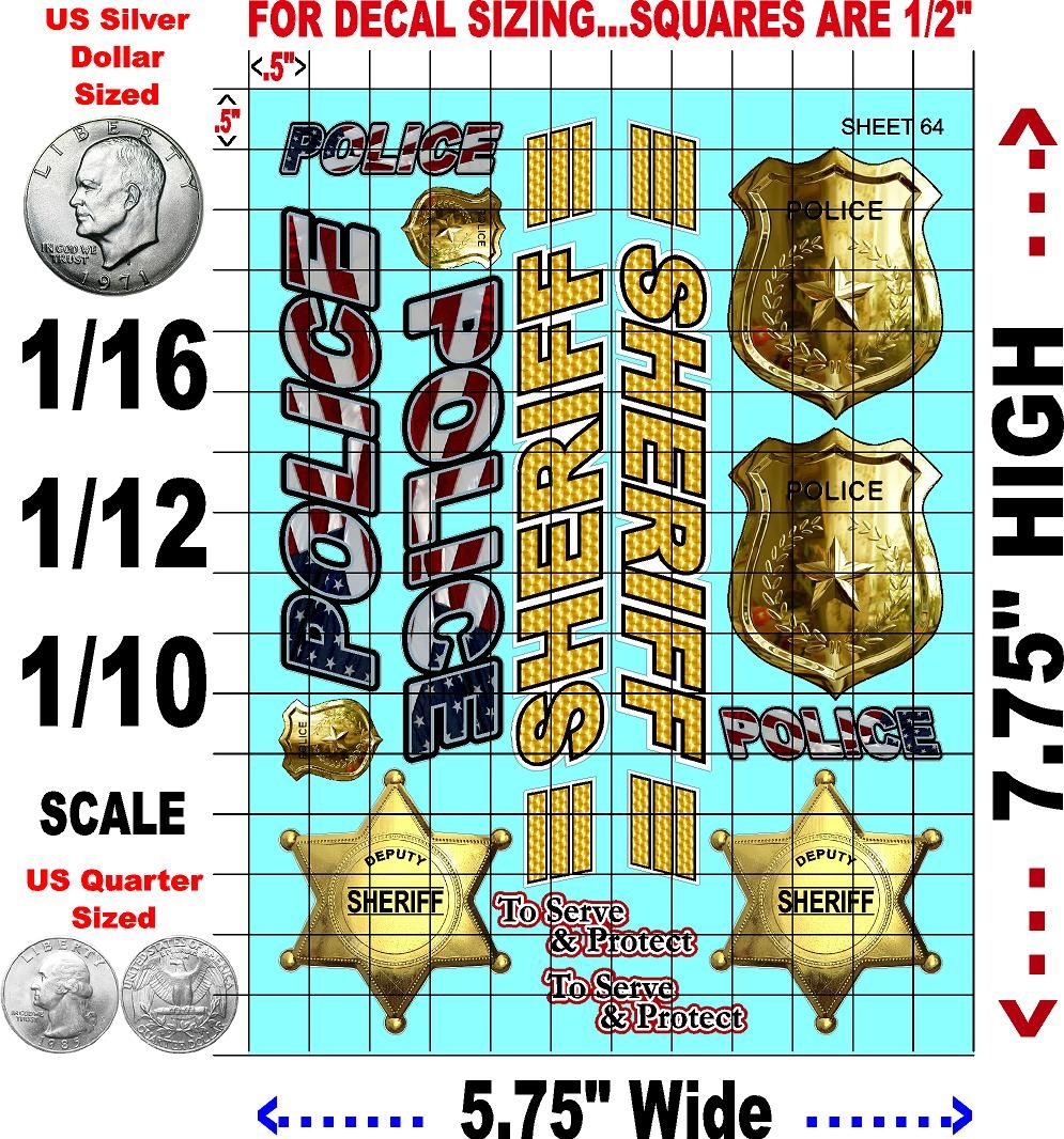 Racing Sponsor Sticker Gang Sheet 64-1/16-1/12-1/10th Scale White Vinyl R/C Model Decal Sticker Sheet Radio Control Lexan Body - Decorate Your R/c Cars, Boats, Trucks Other Scale Model Kit