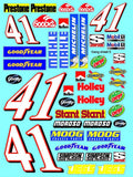 Clear Matte Vinyl Sheet 5 - 1/16-1/12-1/10th Scale R/C Model Decal Sticker Sheet Radio Control Lexan Body
