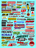 Clear Matte Vinyl Sheet 111 - 1/16-1/12-1/10th Scale R/C Model Decal Sticker Sheet Radio Control Lexan Body