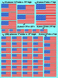 Clear Matte Vinyl Flags- 1/16-1/12-1/10th Scale R/C Model Decal Sticker Sheet Radio Control Lexan Body