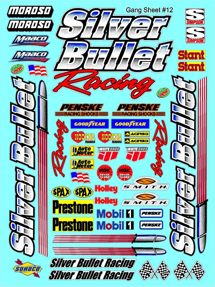 Clear Matte Vinyl Sheet 12 - 1/16-1/12-1/10th Scale R/C Model Decal Sticker Sheet Radio Control Lexan Body