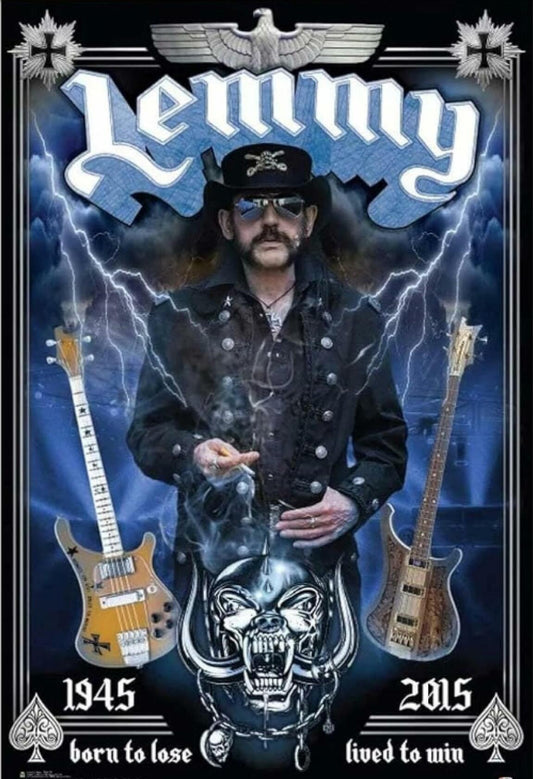 Lemmy Tribute - Born to Lose Poster Art Print (24x36) #3269