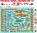 Clear Matte Finish Vinyl Sticker Sheet SM108-R/C Model Decal-1/24th-1/18th Scale DIE-Cut-Peel Radio Control | Slot Cars l Lexan